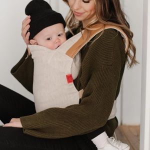 Sakura Bloom Linen Scout with Leather